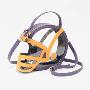 Goldie Football Helmet Shaped Purse
