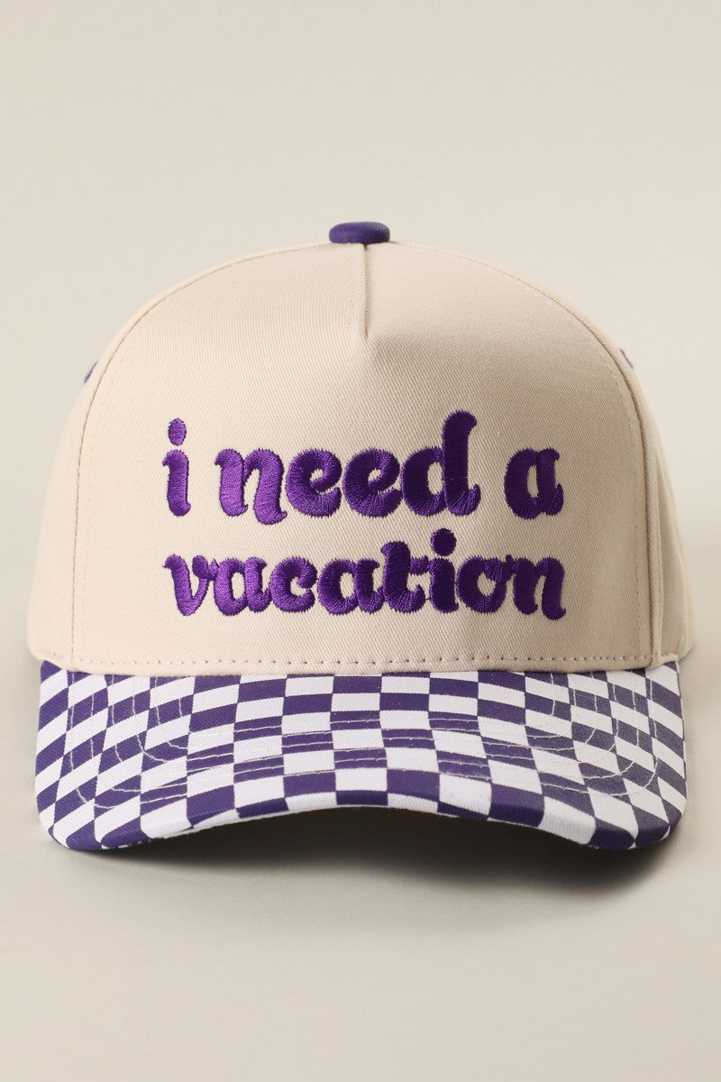 Trucker-I need as Vaca purple