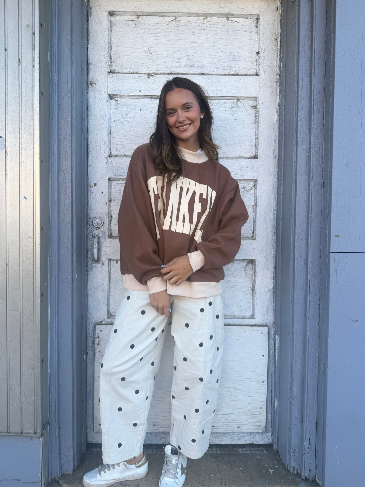 Thankful Reversible Mock Neck