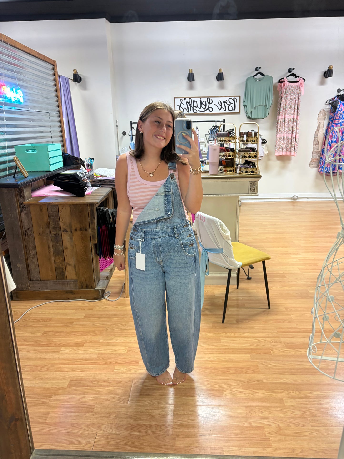 Laura Barrel Overalls
