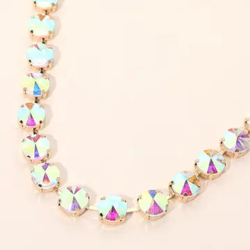 Goldie Cut Stone Necklace