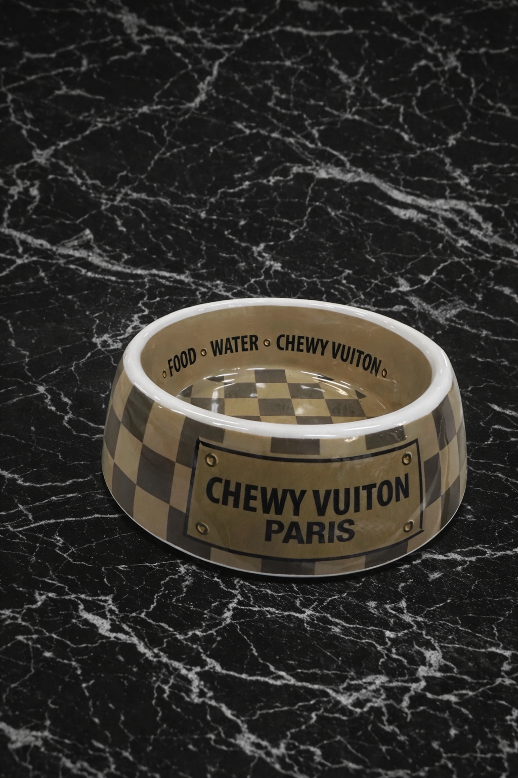 Chewy Vuttion Caaat Bowl