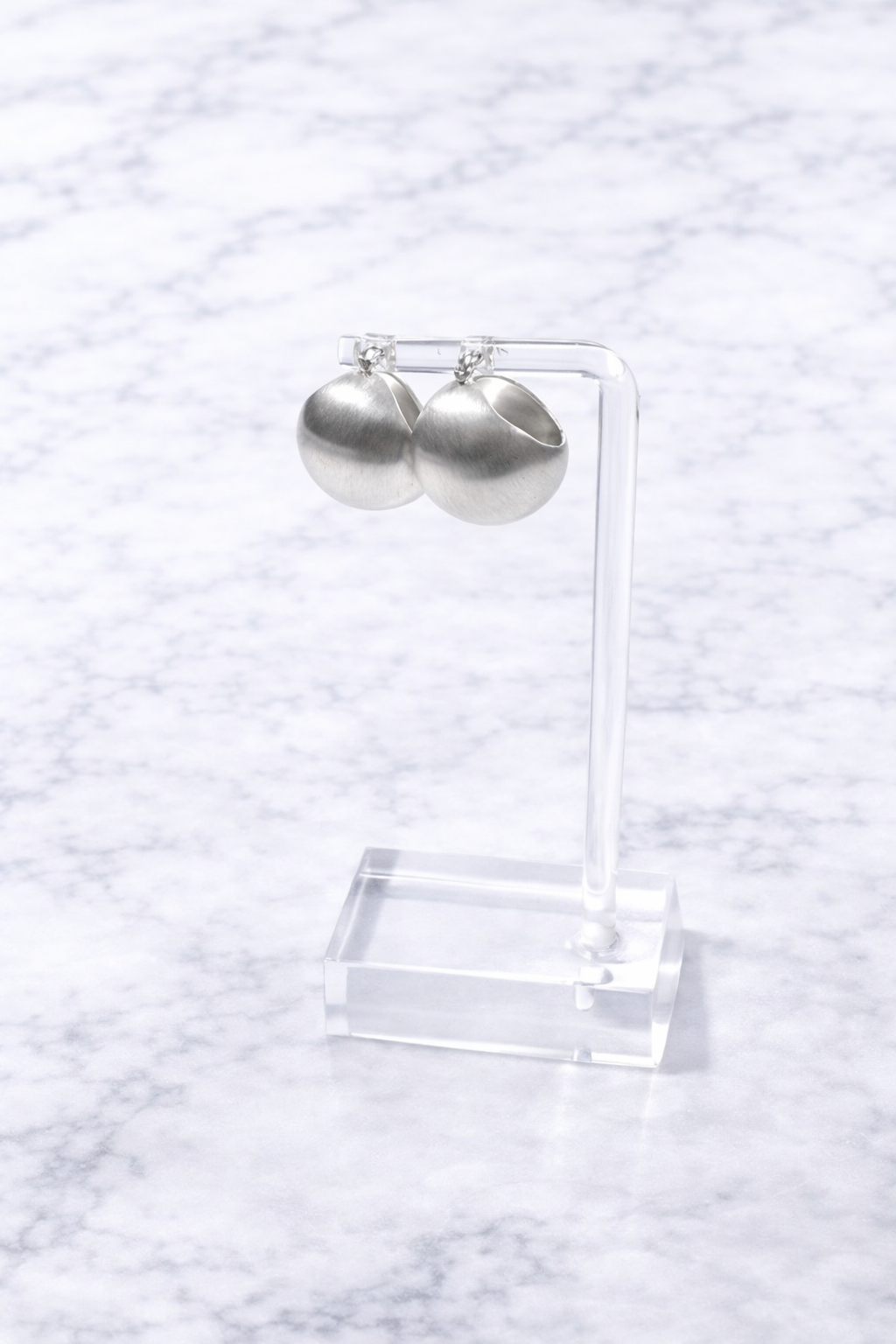 Emma Silver Mini Thick Hoop