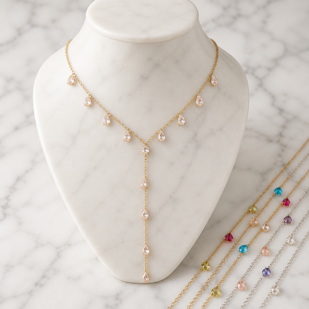Nova stone necklace