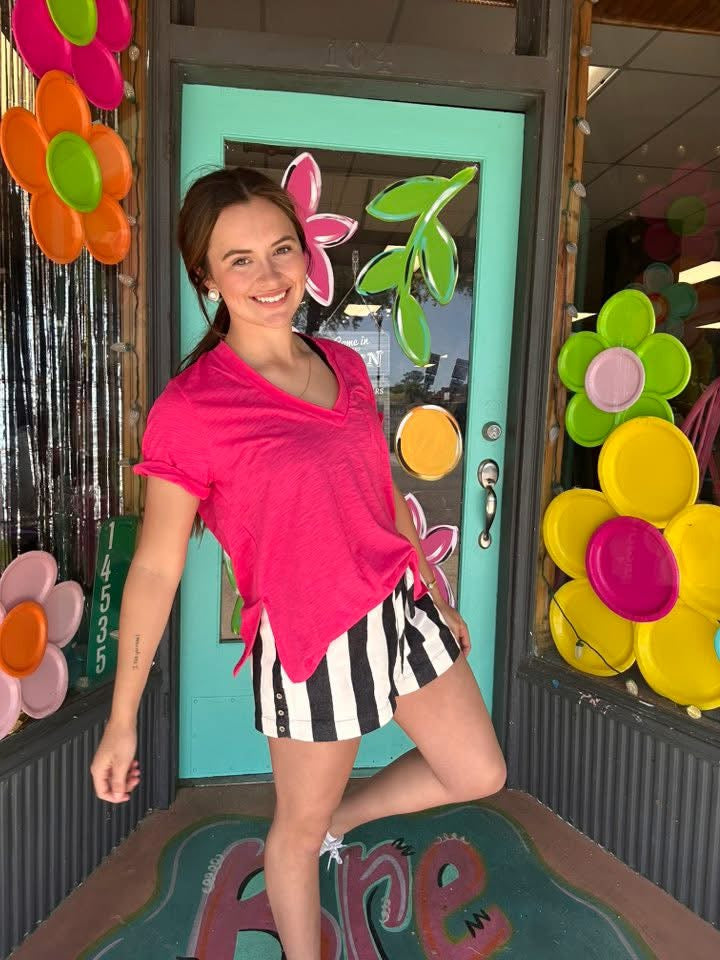 Lillie Stripped Shorts