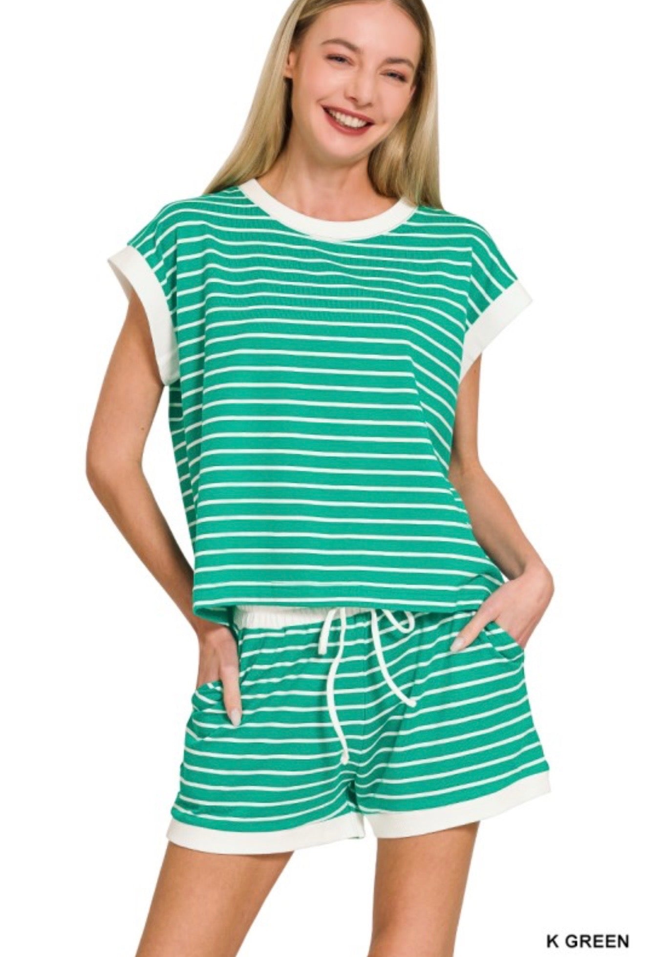 Christi Comfy Striped Bottoms