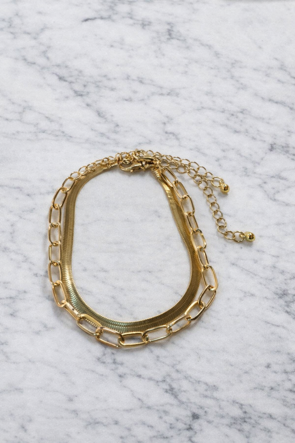 Kaylie Gold Chain Set