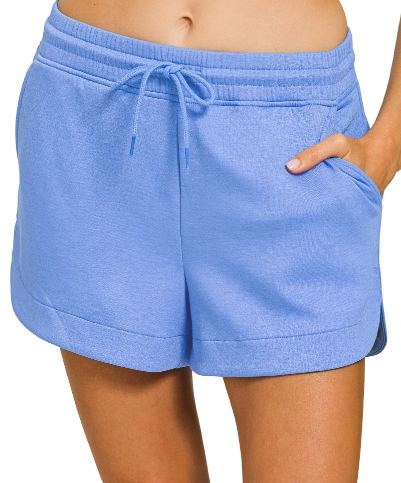 Summer Blue Drawstring Shorts