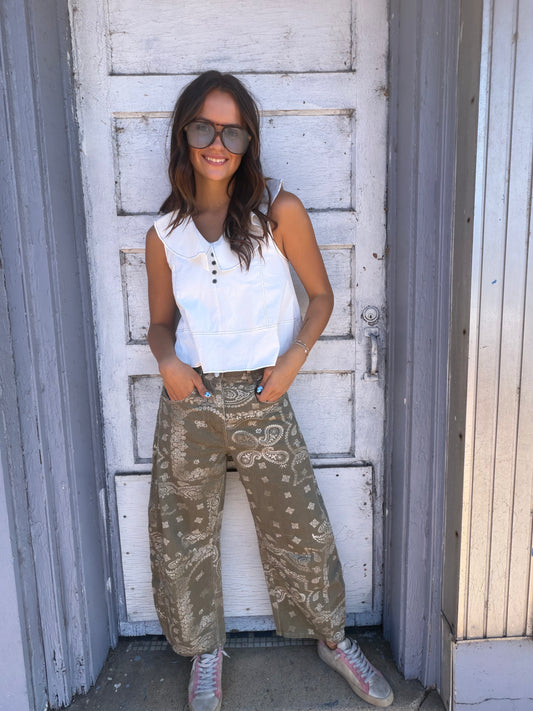 Palmer Mineral Wash Barrel Jeans