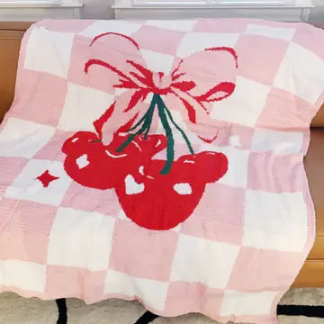 Wren Cherry Blanket