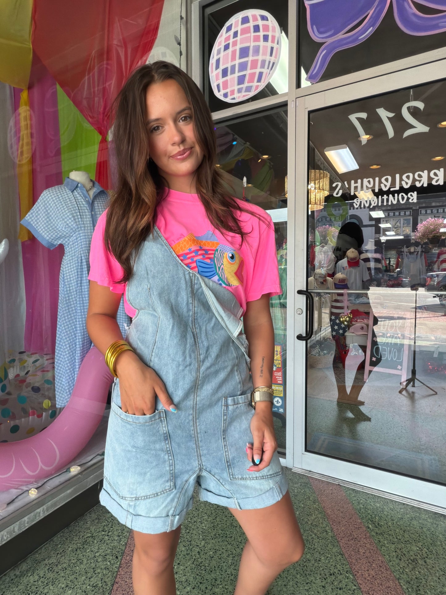 Holly Denim Romper