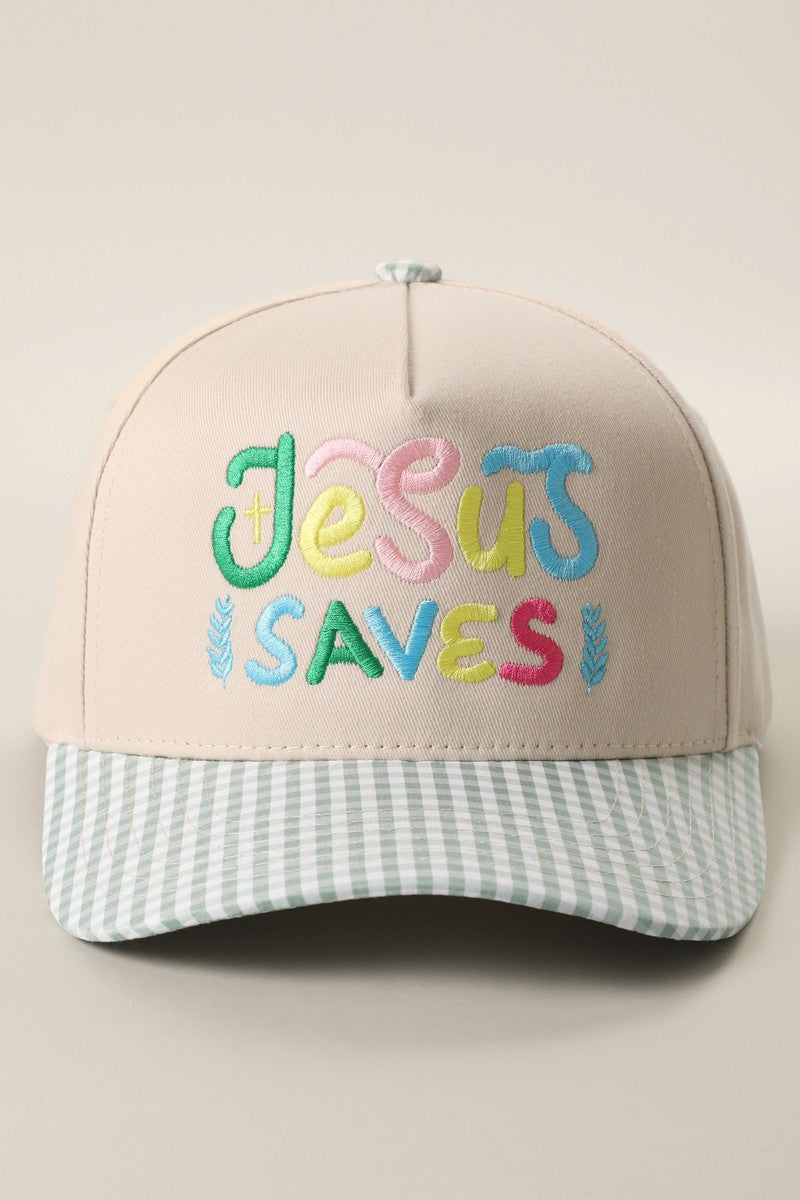 Trucker-Jesus Saves green