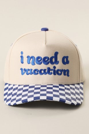 Trucker- Vaca blue