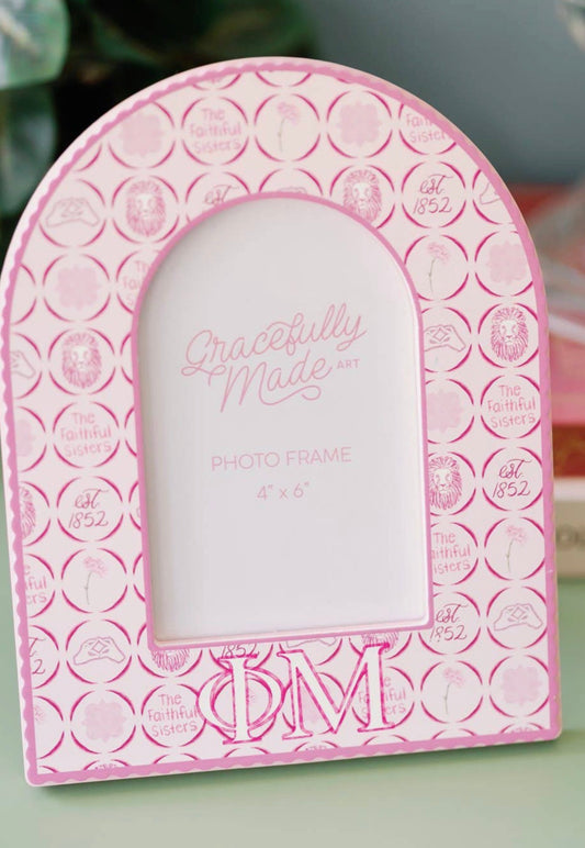 Phi Mu! Picture frame