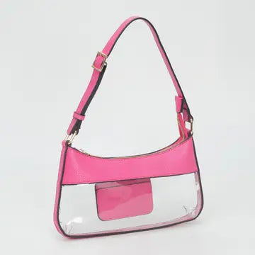 Sam Clear Pink Purse