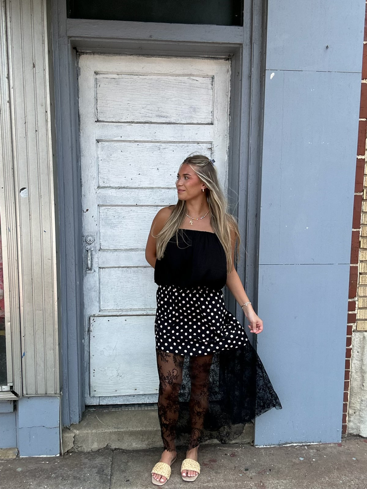Laura Lace Midi Skirt