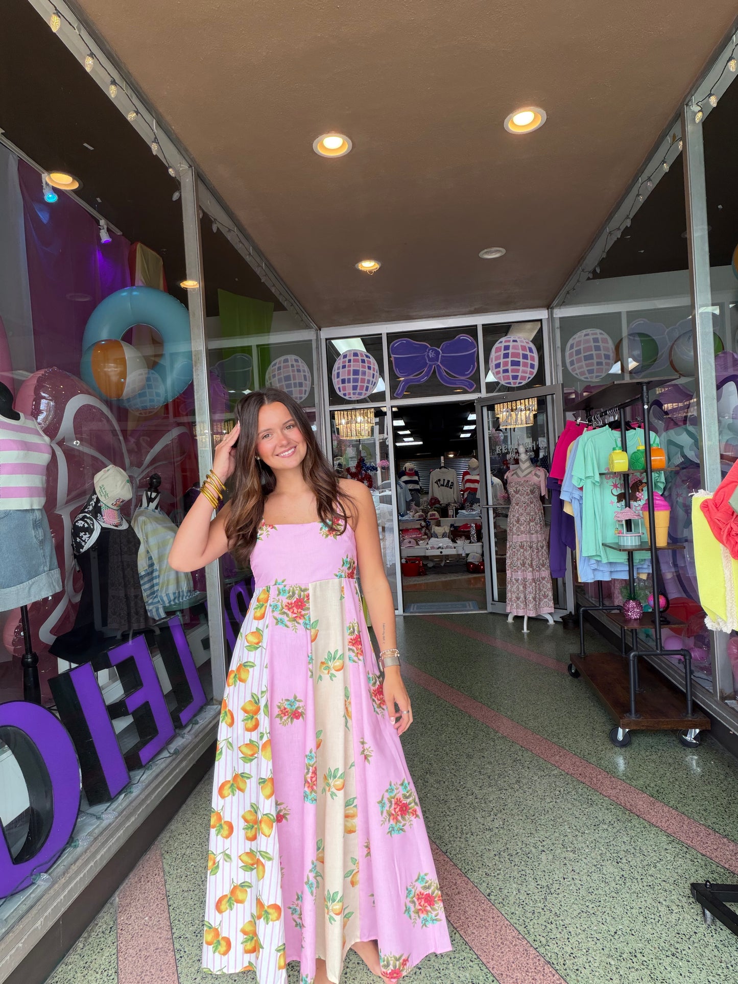 Rubye Lemon Maxi Dress