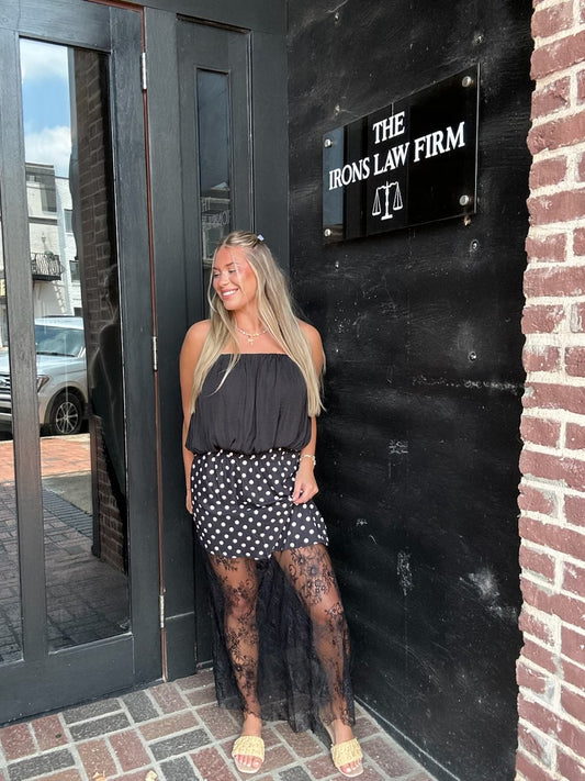 Laura Lace Midi Skirt