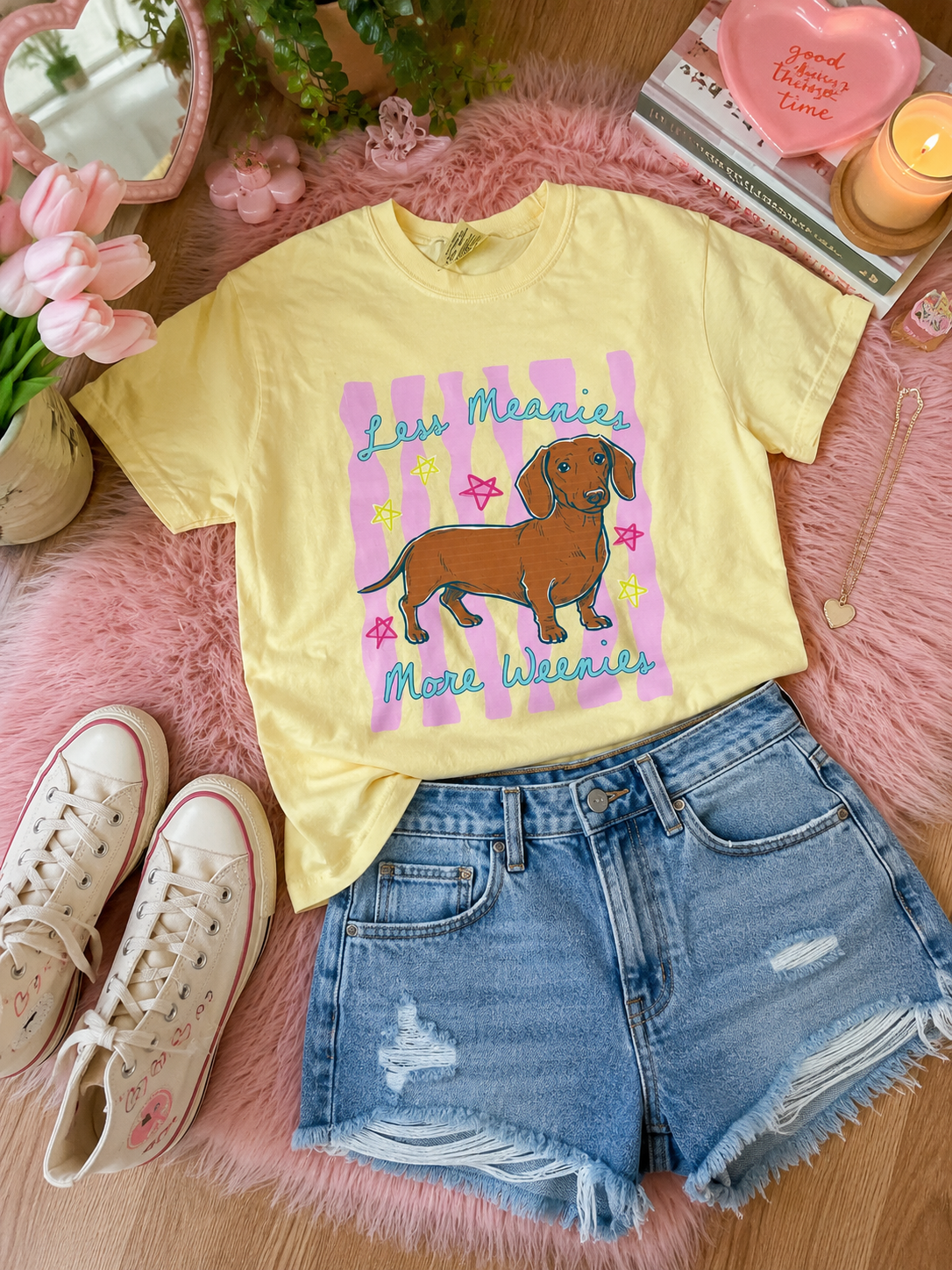 Less Meanie more Weenie Tee