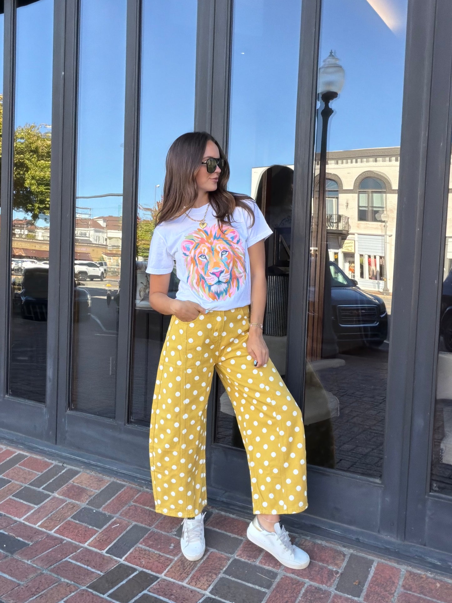 Rowan Yellow Polka Denim