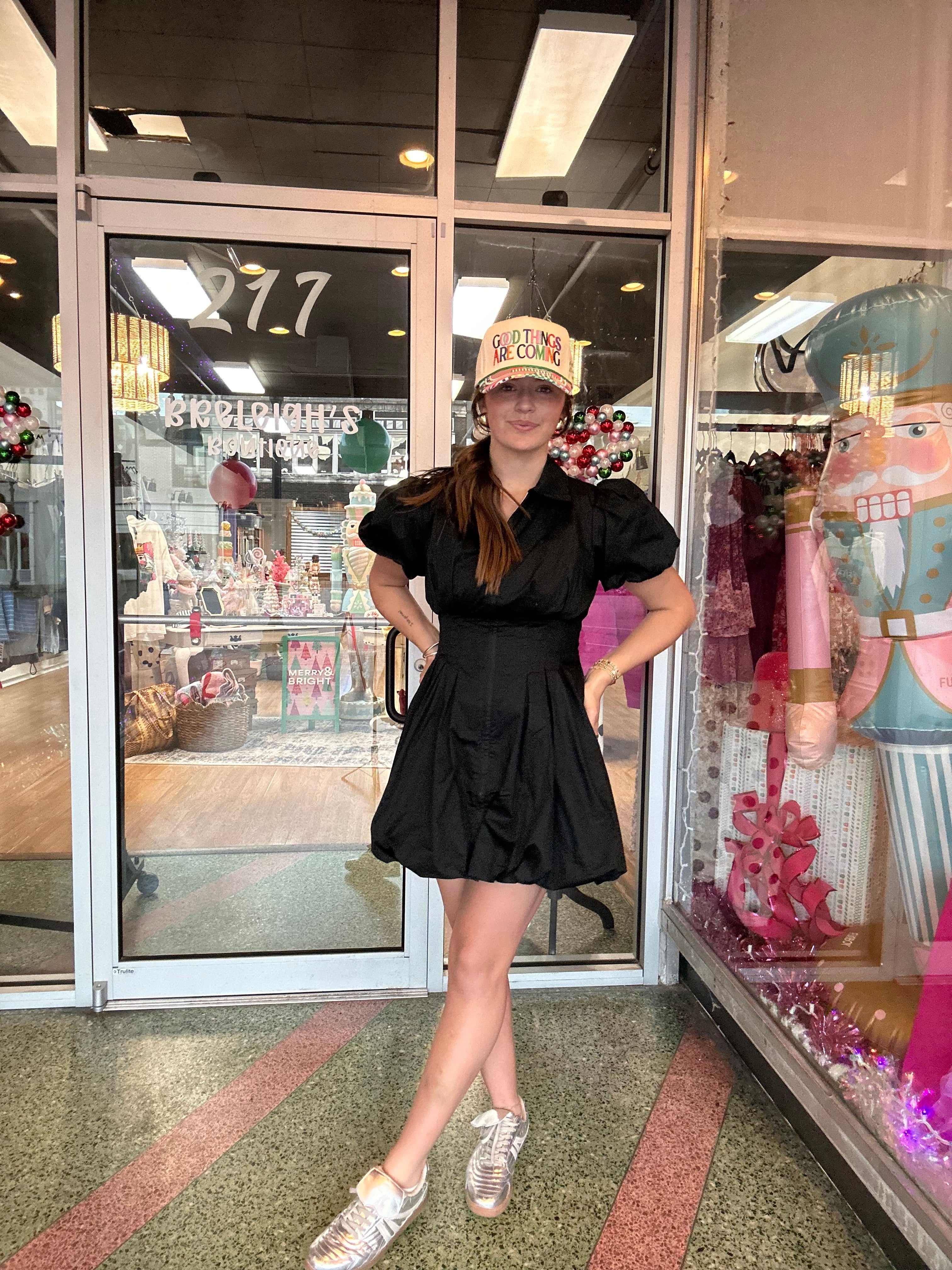 Milly Black Mini Dress