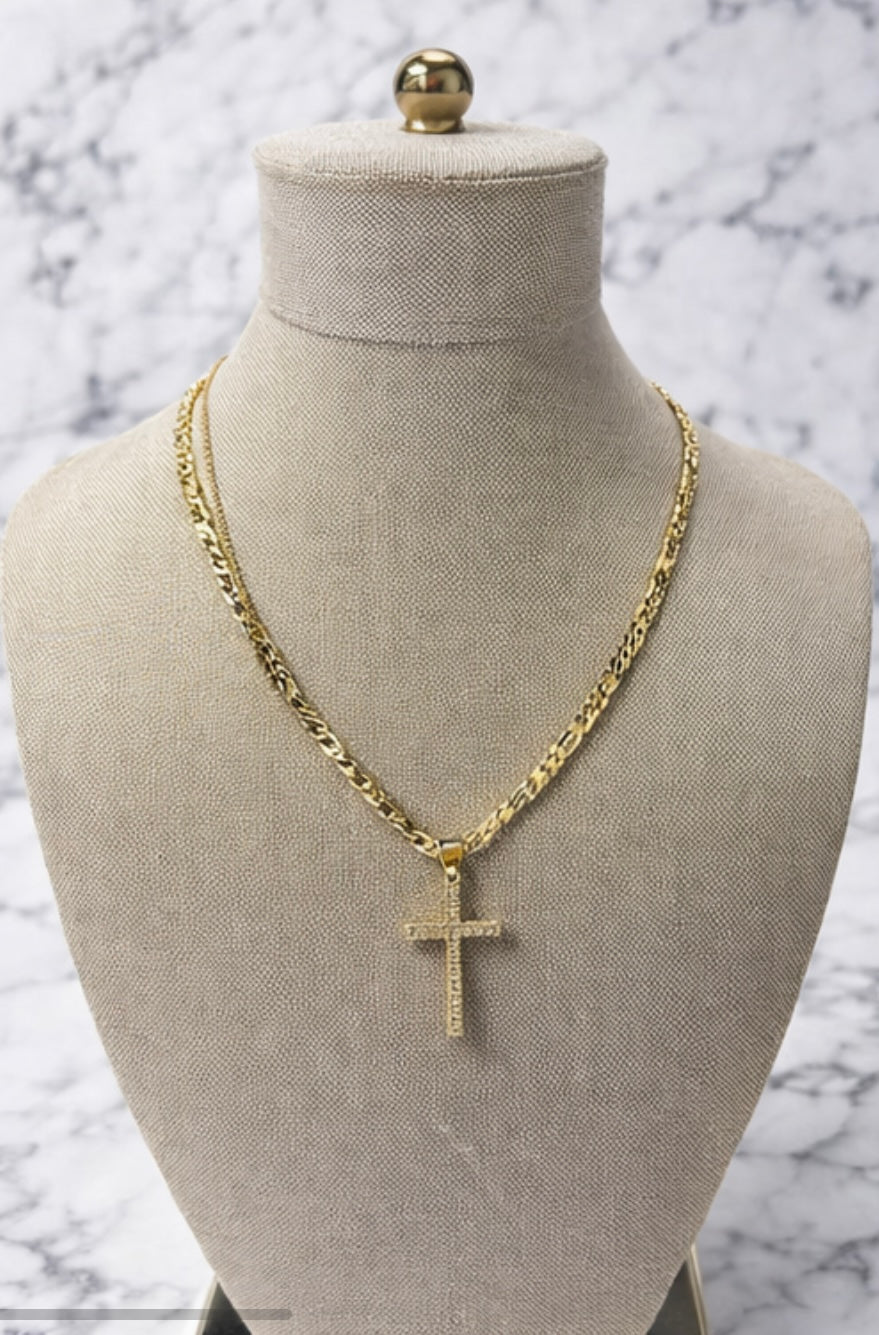 Harper Cross Necklace