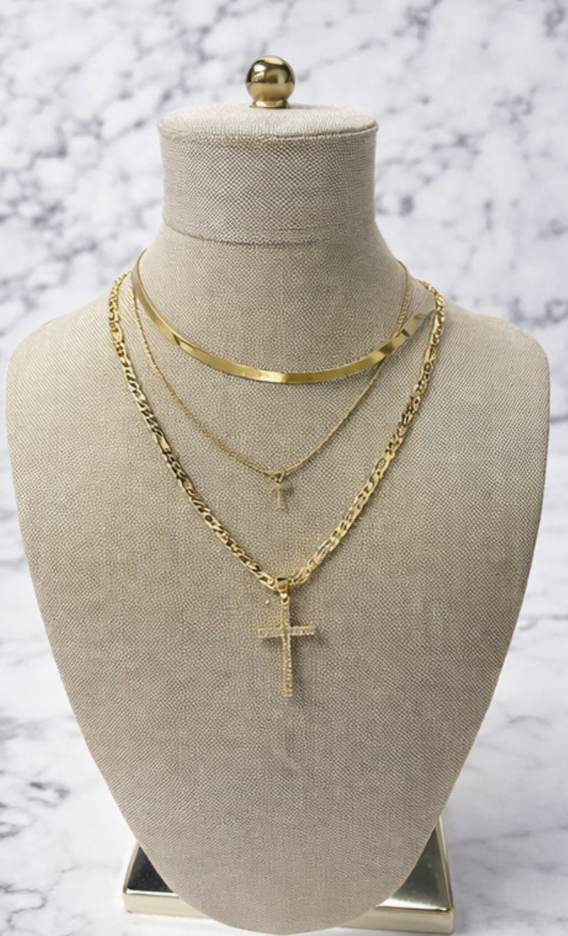 Harper Cross Necklace