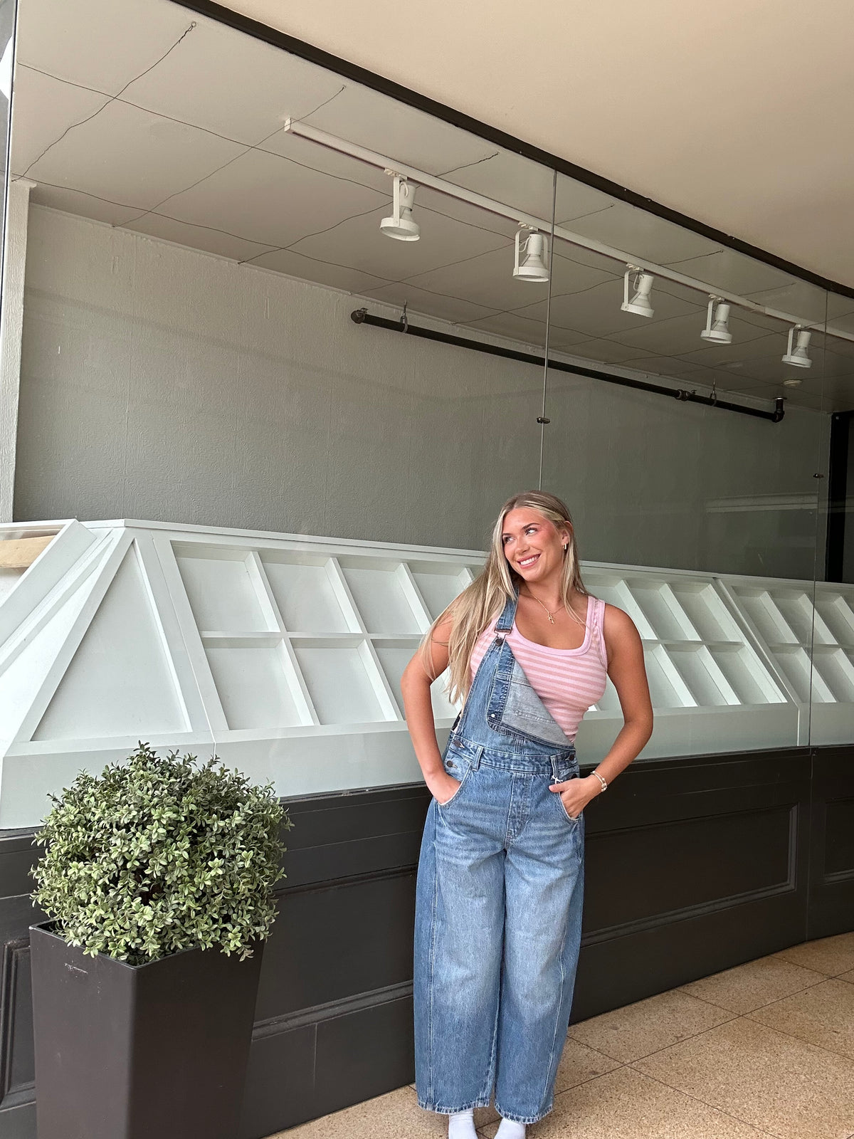 Laura Barrel Overalls