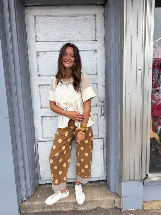 Libby Polka Dot Jeans