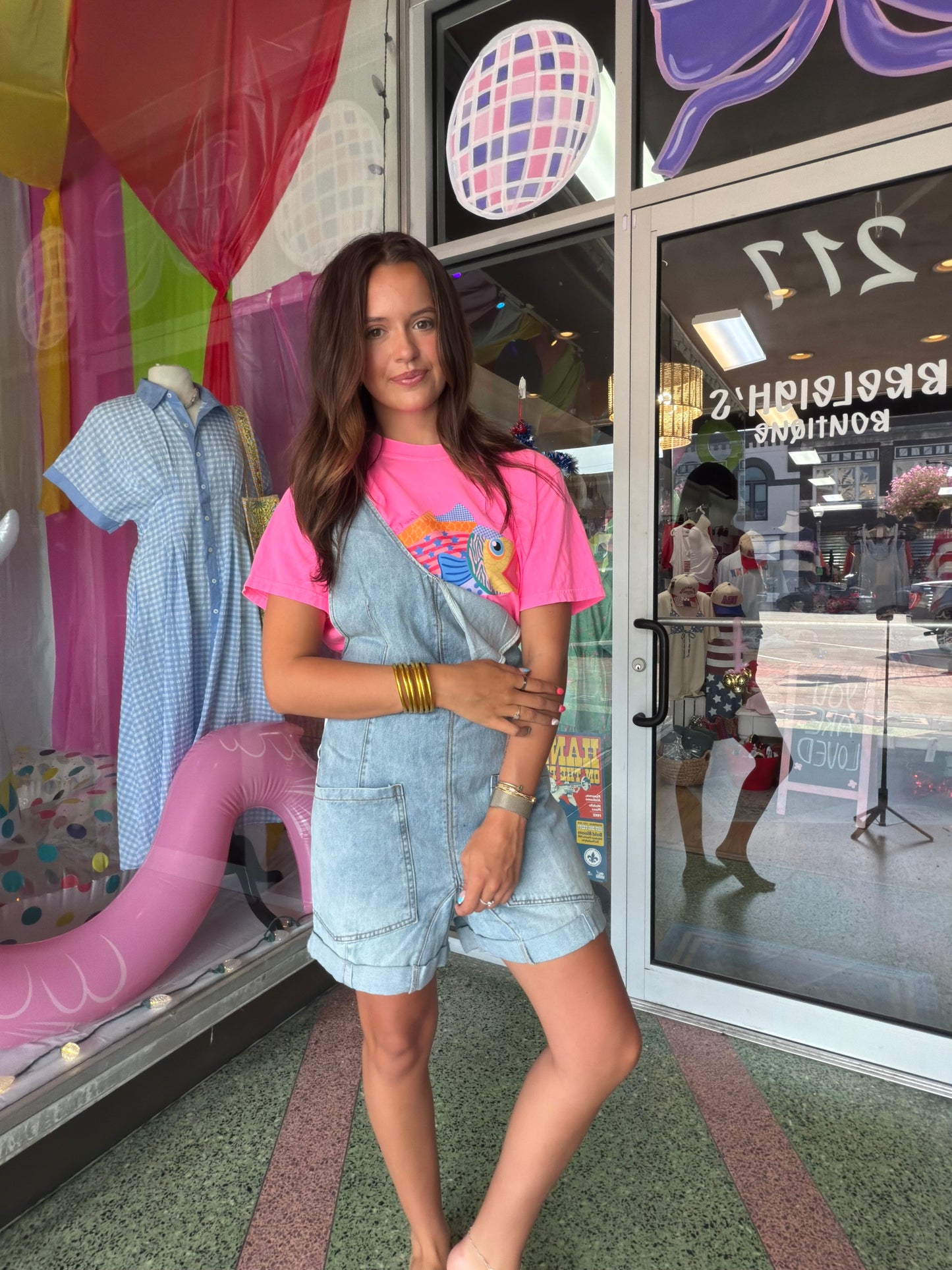Holly Denim Romper