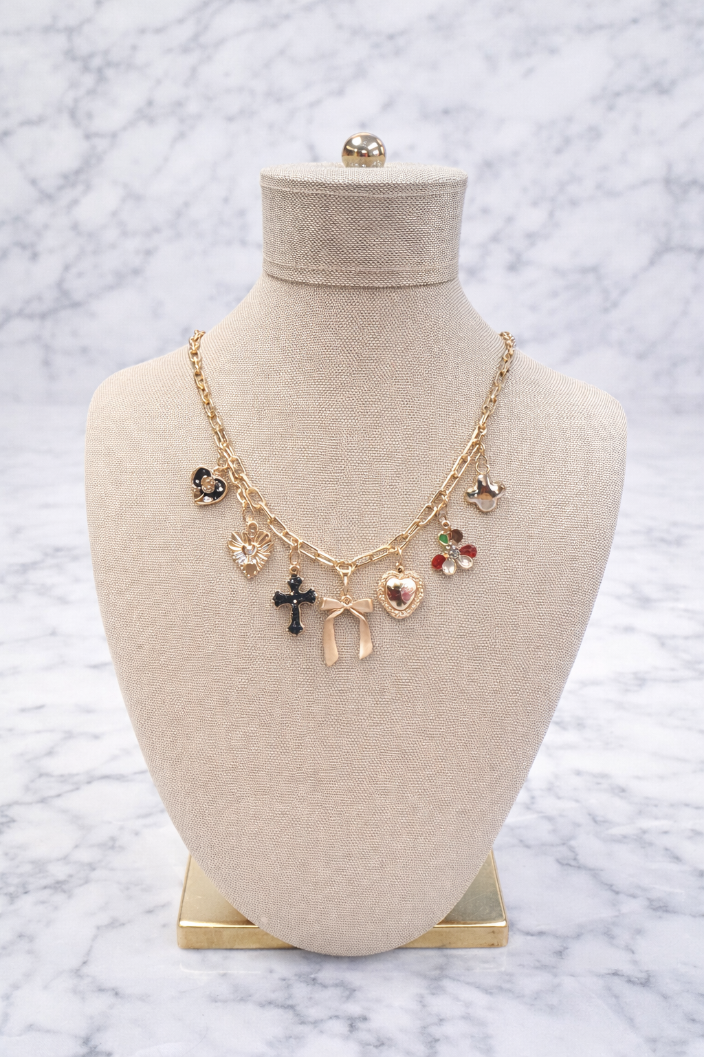 Ella Cross Vintage Chain Necklace