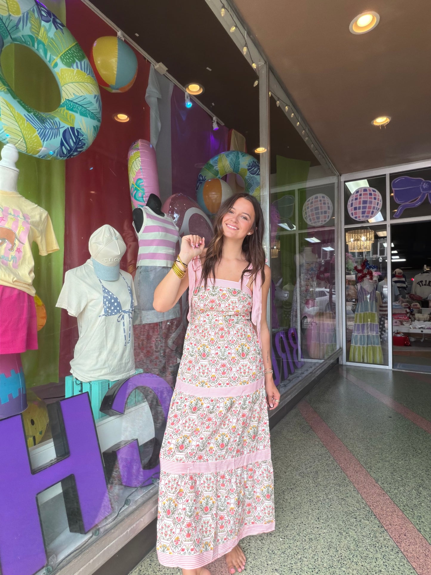 Indie Pink Maxi Dress
