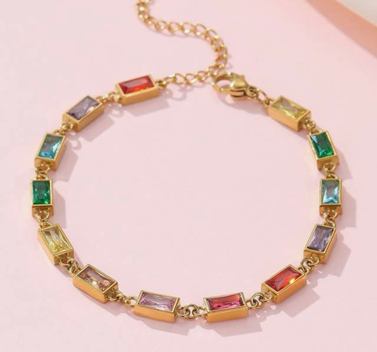 Avery 18K stainless steel Crystal Bracelet