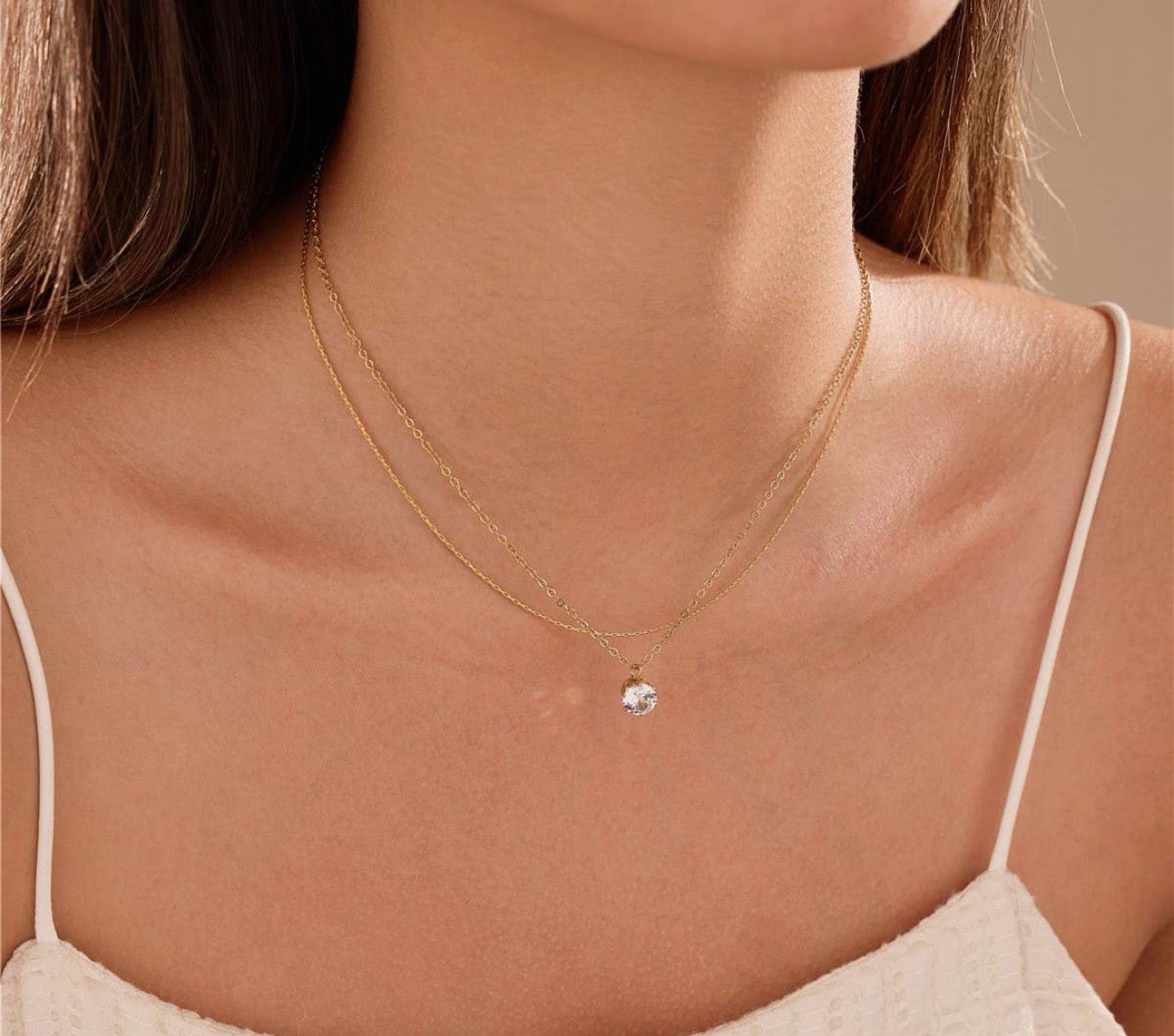 Avery 2 Layered Necklace