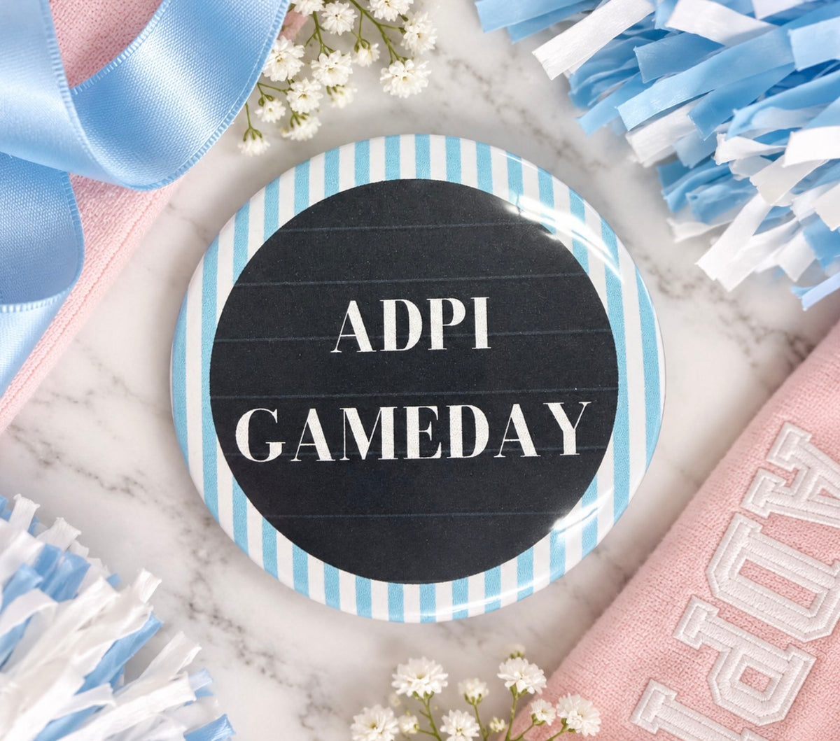 Alpha Delta Pi Game day Button