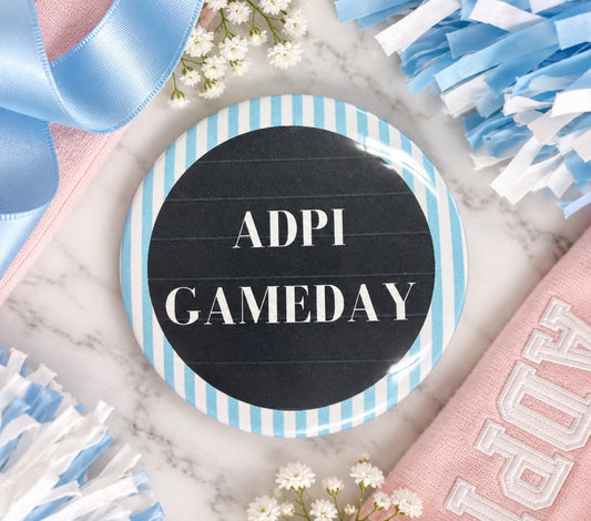 Alpha Delta Pi Game day Button
