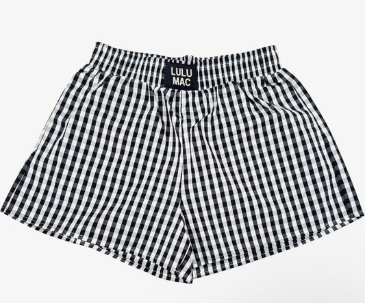 Lulu Mac Black Gingham Shorts