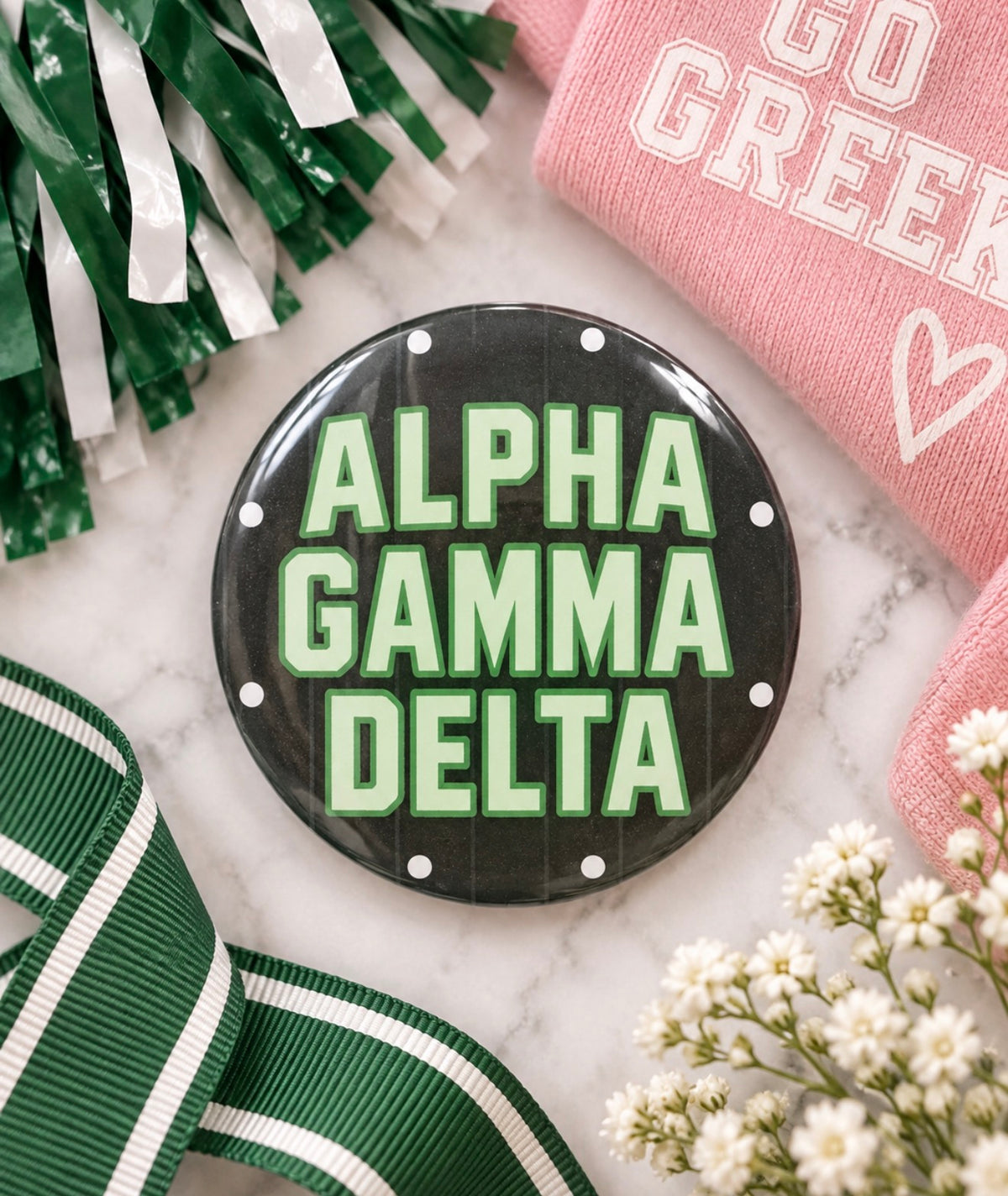 Alpha Gamma Delta Button