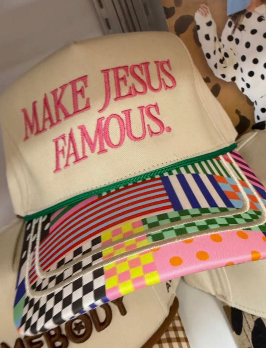 Make Jesus Famous Trucker Hat