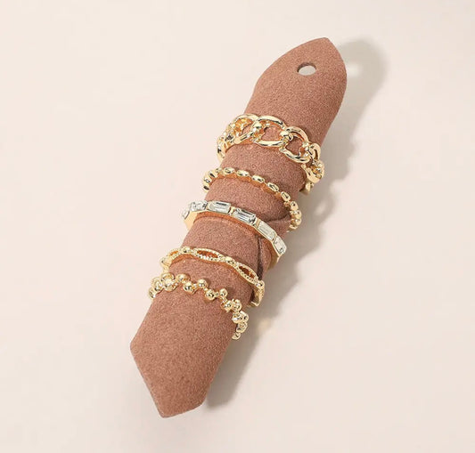 Libby 5pc Stackable Ring Set