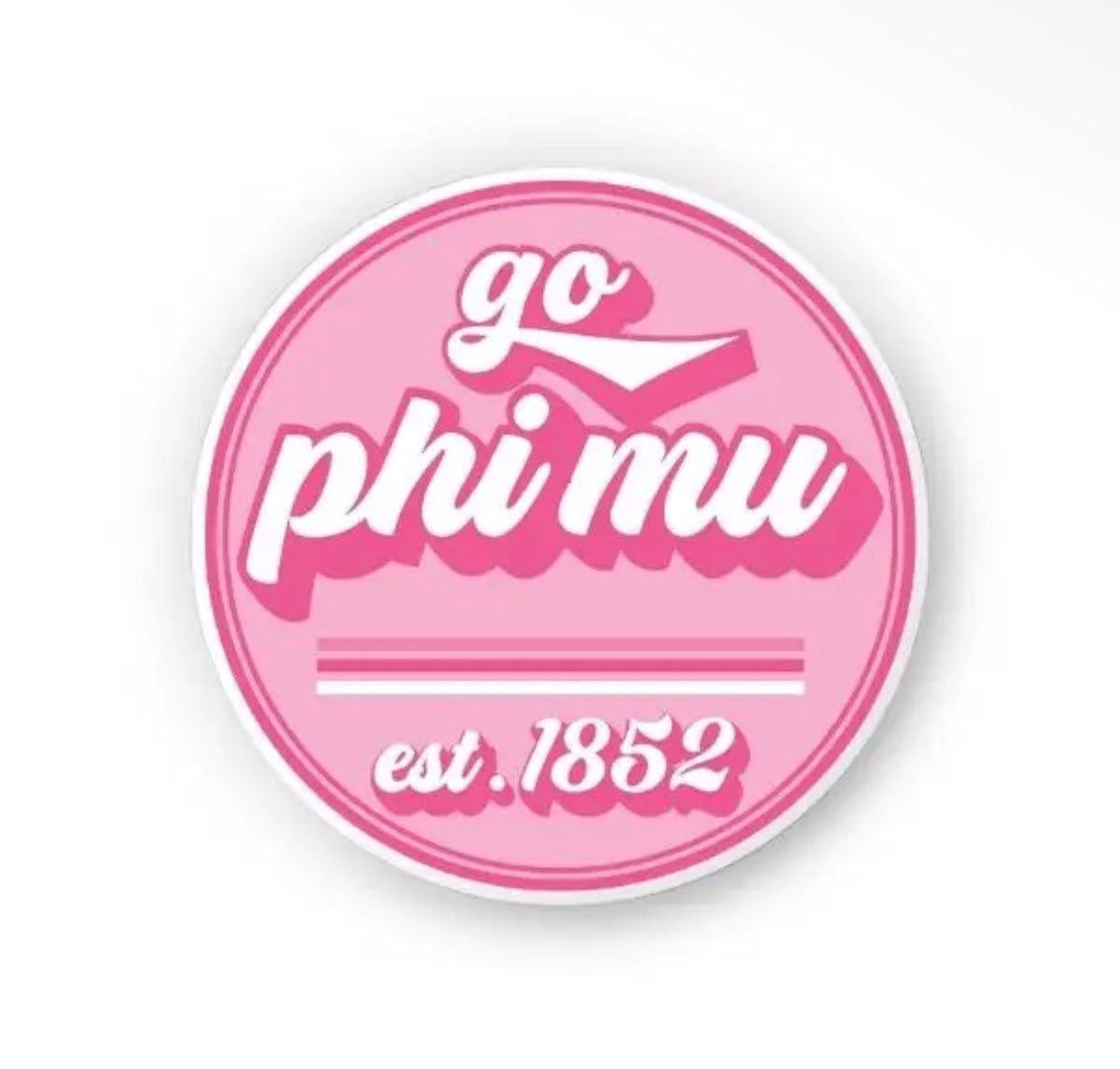 Phi Mu Sticker