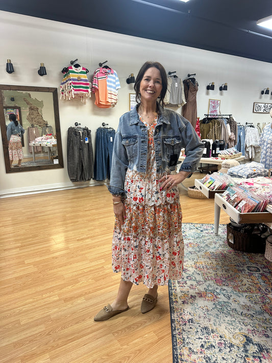 Madi Long Floral Dress