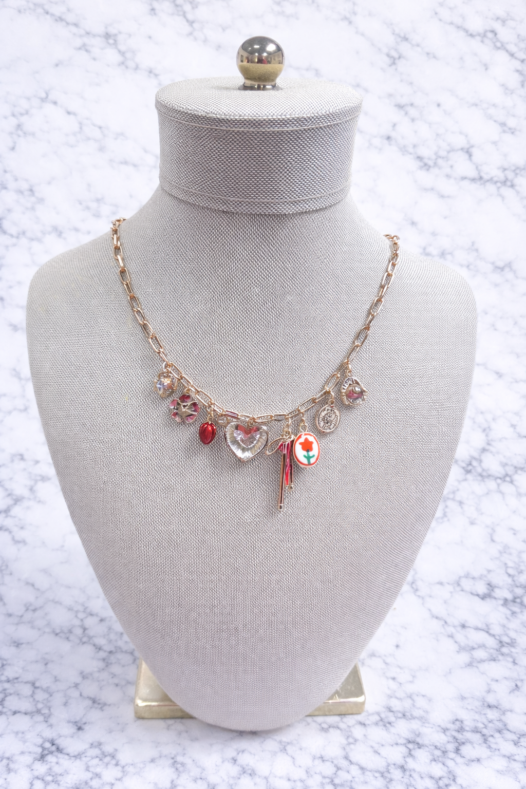 Ella Strawberry Charm Necklace