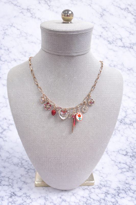Ella Strawberry Charm Necklace