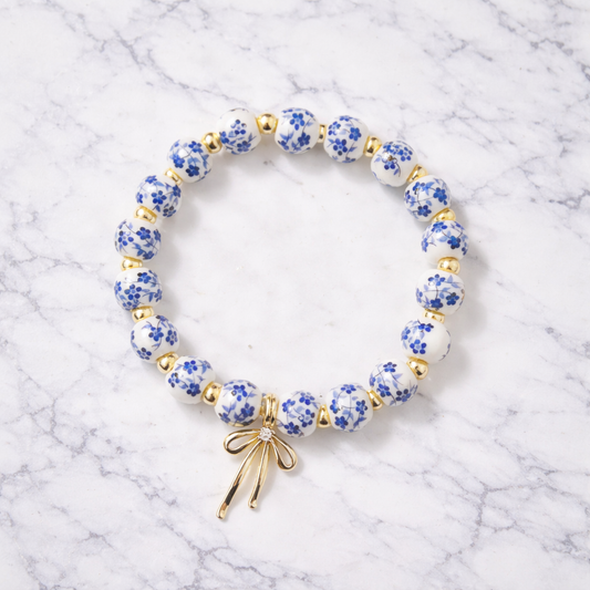 Kolby Blue Pearl Bracelet
