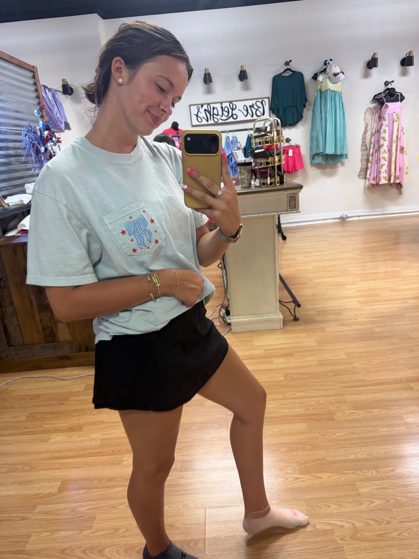 Clover Black Skirt