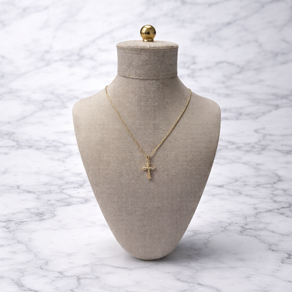 Harper Cross Charm Necklace