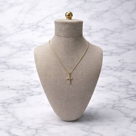 Harper Cross Charm Necklace