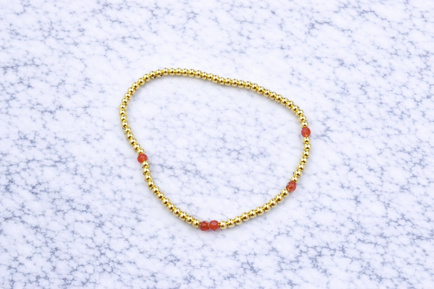 Kolby Auburn-Gold Pendent Bracelet