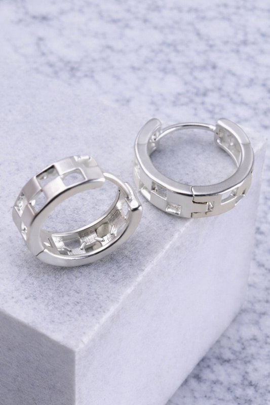 Jane Silver Mini Hoop Earrings